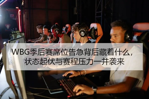 WBG季后赛席位告急背后藏着什么，状态起伏与赛程压力一并袭来